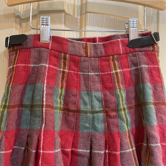 Vintage plaid pleated skirt size 12 - Picture 6 of 10